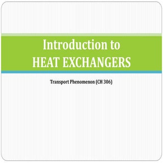 Heat exchangers