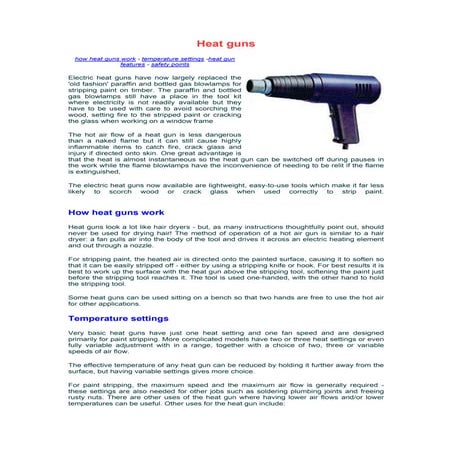 Heat guns