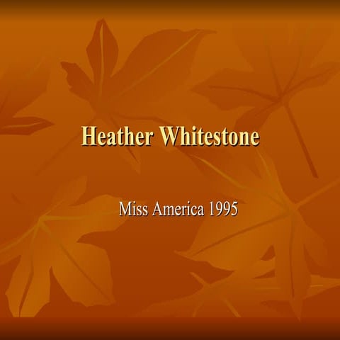 Heather  Whitestone