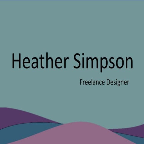 Heather Simpson Portfolio
