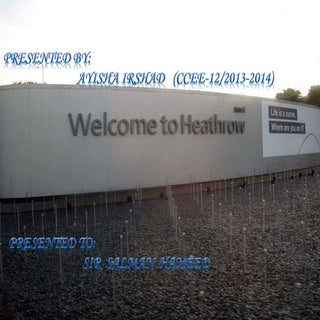 Heathrow airport Presentation by Ay...