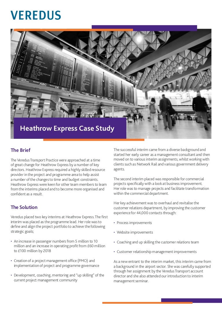 Case study heathrow picture