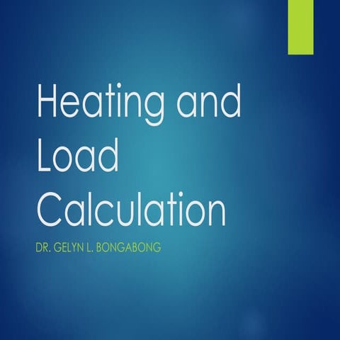 Comprehensive Heating and Load Calculation for HVAC Design and Thermal ...