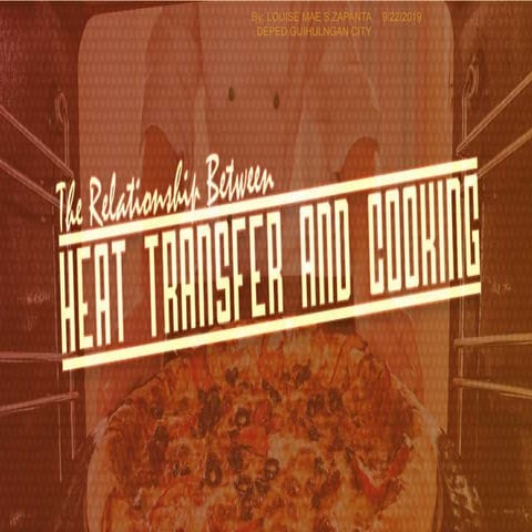 The Relationship Between Heat Transfer and Cooking
