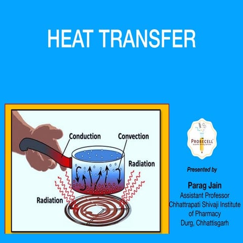 Pharmaceutical engineering: Heat transfer