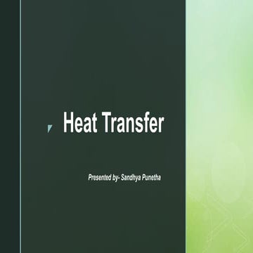 Heat transfer
