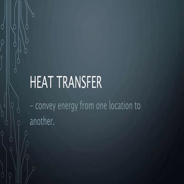 Heat transfer