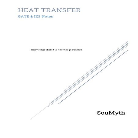 Heat transfer GATE notes