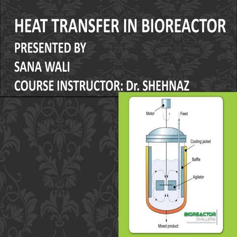 HEAT TRANSFER IN BIOREACTORS .......ustb