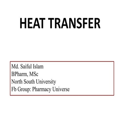Heat transfer 