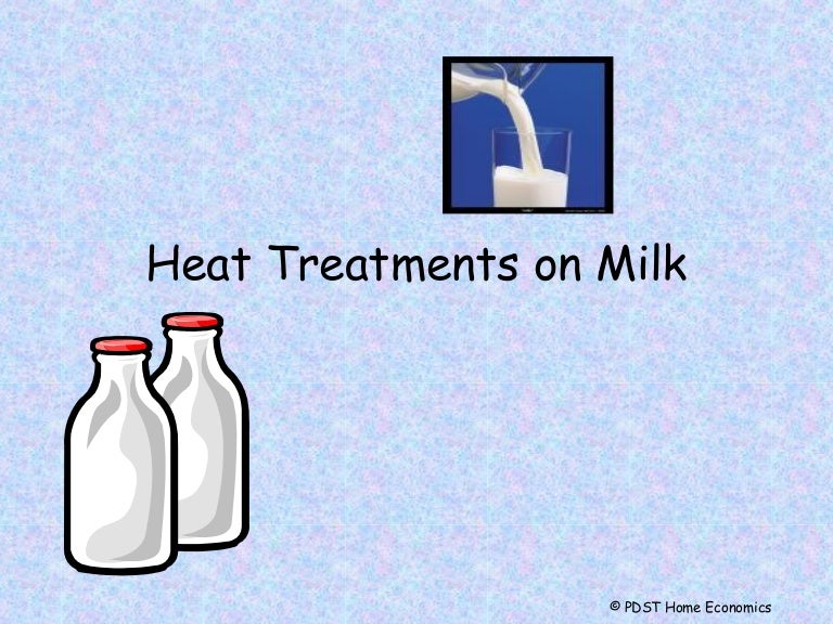 Heat treatments on milk