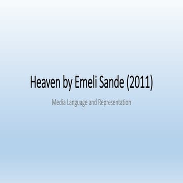 Emile Sande Heaven: 