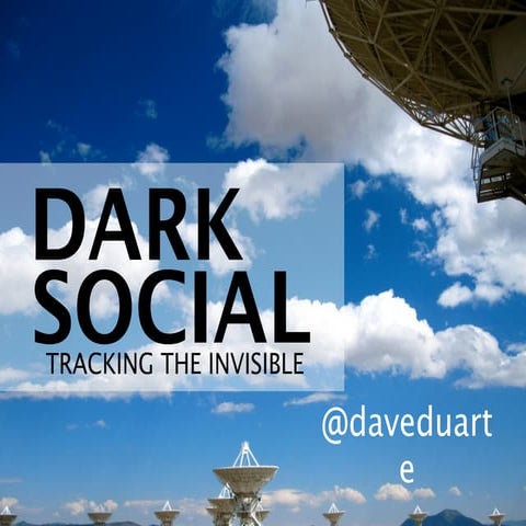 Shedding Light On Dark Social Media: Dave Duarte At Heavy Chef