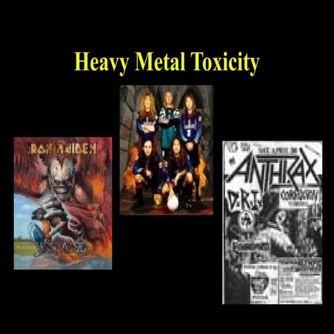 Heavy Metals and Its Human Health Impact | PPT