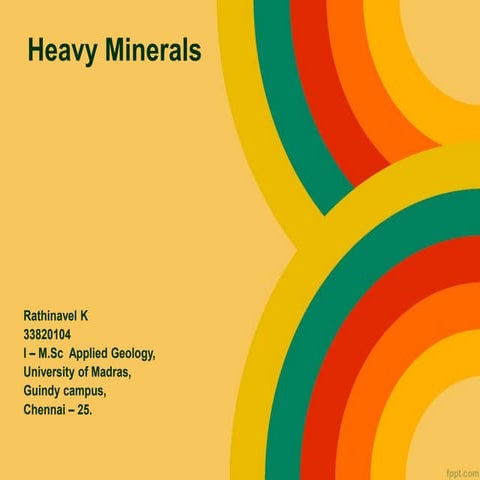 Heavy minerals