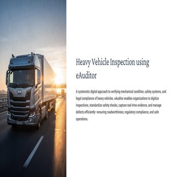 Safety Management System Checklist with eAuditor Audits & Inspections | PDF