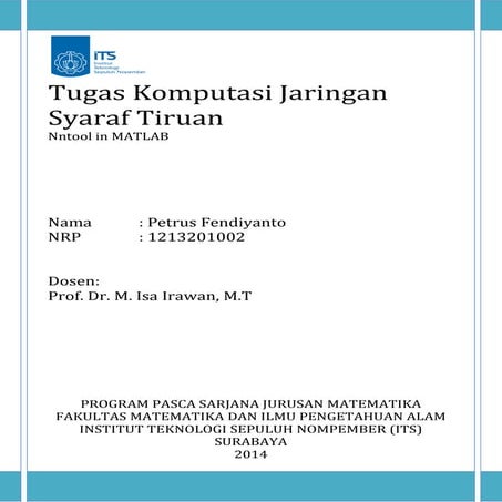 Hebb, perceptro dan adaline