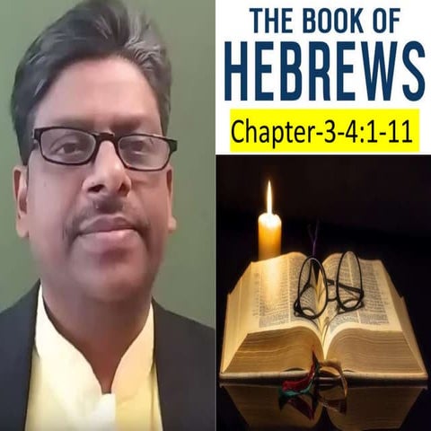 Hebrews Chapter 3 4;13