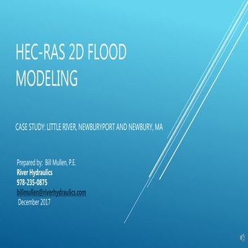 Hec ras flood modeling little river newburyport