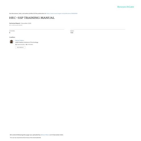 HEC - SSP Training Manual pdf for all to learn | PDF