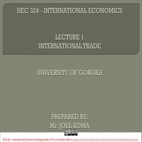 international economics of students undertaking bachelor in business economics