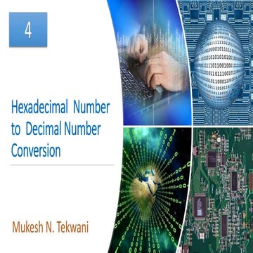 Hexadecimal to decimal conversion | PPT