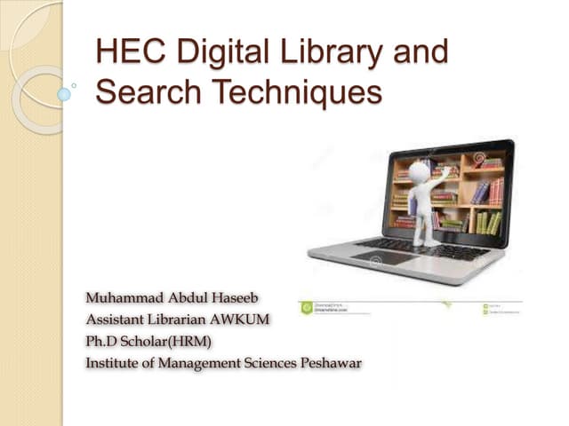 Hec digital library