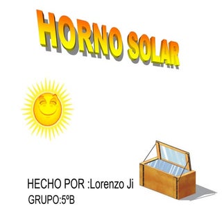 Horno solar