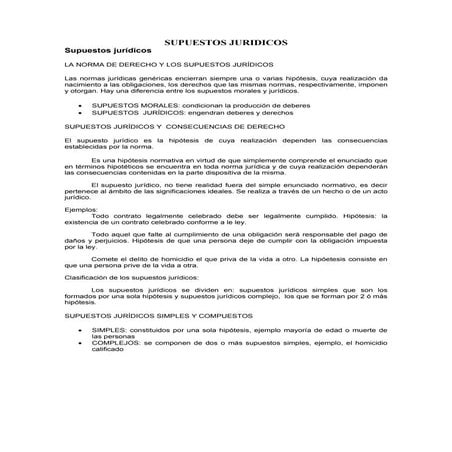 Hechos y actos jurídicos