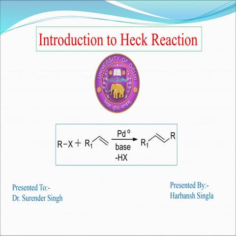 Heck reaction