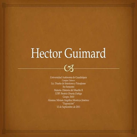 Hector guimard