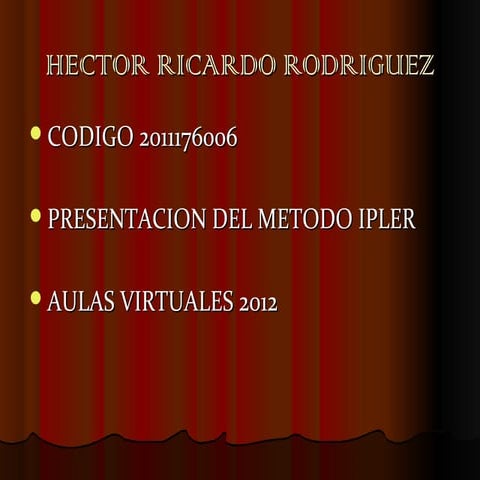 Hector ricardo rodriguez PPT