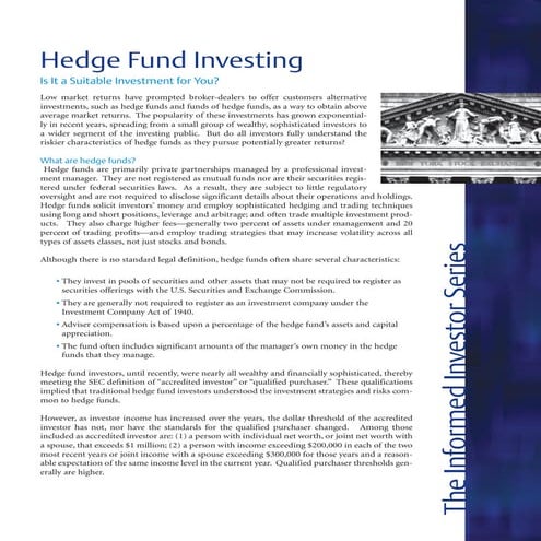 Hedge Fund Investing
