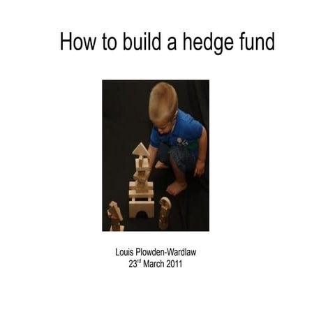 Hedge fund presentation