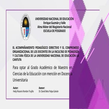 PLANTILLA SUSTENTACIÓN UCT MAESTRIA 2026 | PPTX