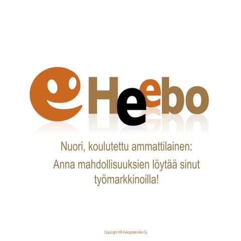 Heebo bringing career opportunities for Young Professionals | PPTX