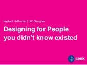 Designing for People you didn't kno...