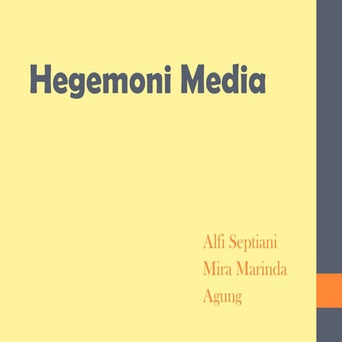 Hegemoni media
