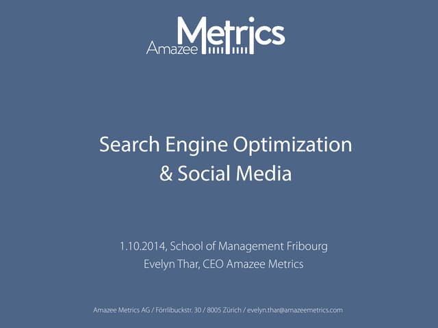 SEO & Social Media