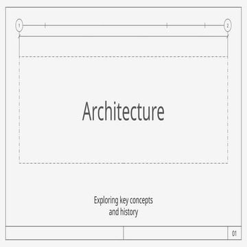 Introduction to architecture presentation | PPTX