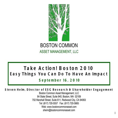 Easy Things You Can Do To Have An Impact