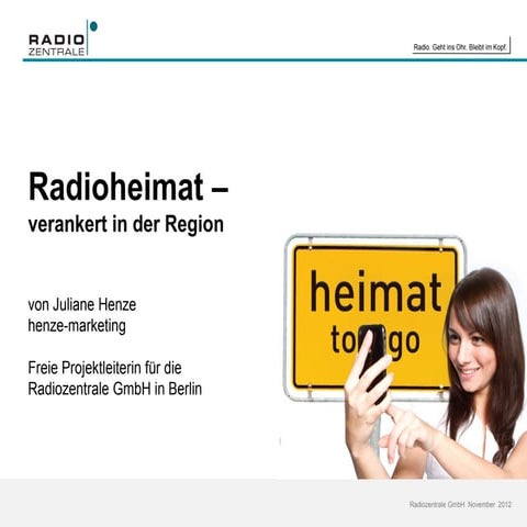 Radioheimat - verankert in der Region