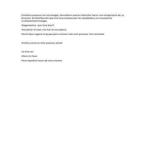 Heineken combinaprocesocontecnologia