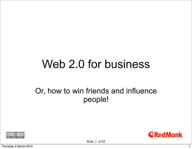 Web 2.0 for business