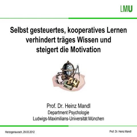 Talks@Cogneon: Heinz Mandl