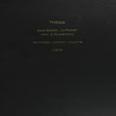 Raspberry, Currant and Strawberry; by Wilkins Raymond Harvey (1915) | PDF