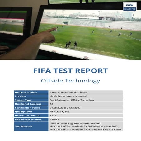 Presentation on Sem-Automated Offside Technology.pptx