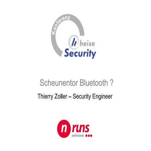 Heise Security - Scheunentor Bluetooth