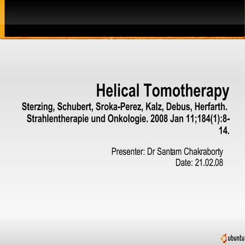 Helical Tomotherapy