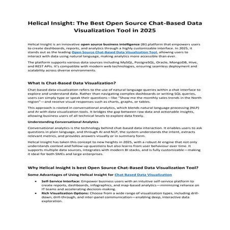 Helical Insight The Best Open Source Chat-Based Data Visualization Tool ...